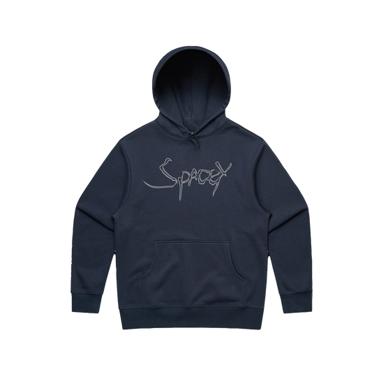 LOGO NAVY HOODIE