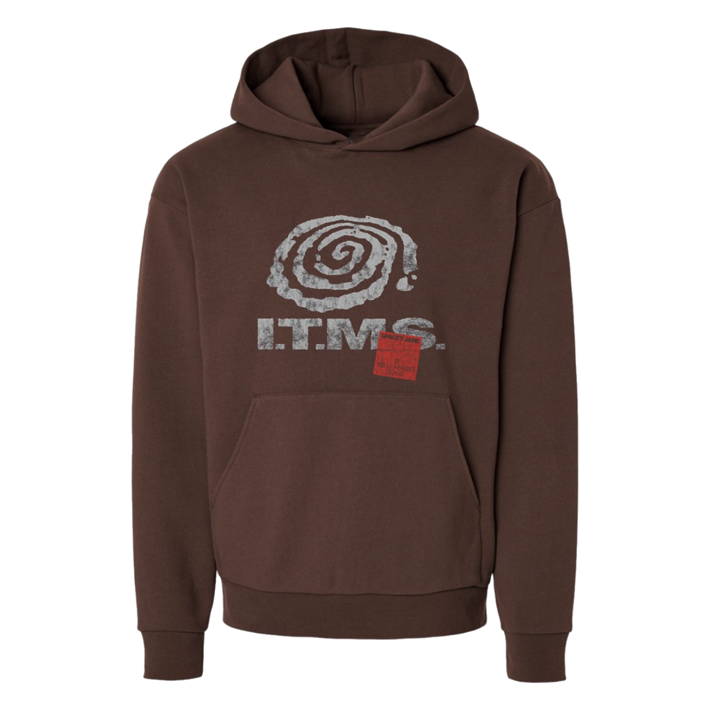 ITMS SPIRAL BROWN HOODIE