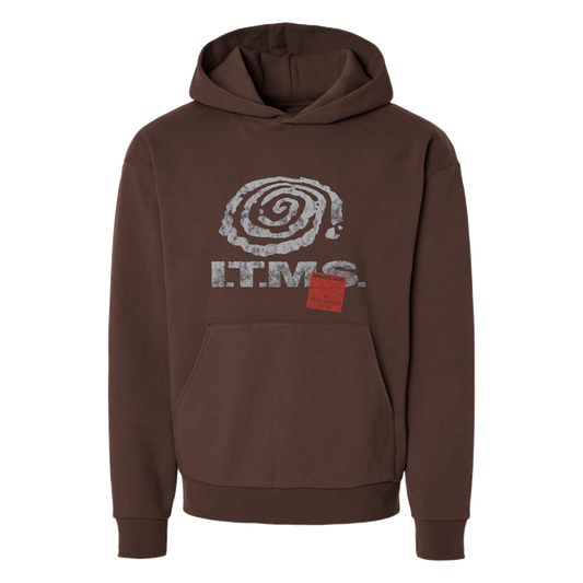 ITMS SPIRAL BROWN HOODIE
