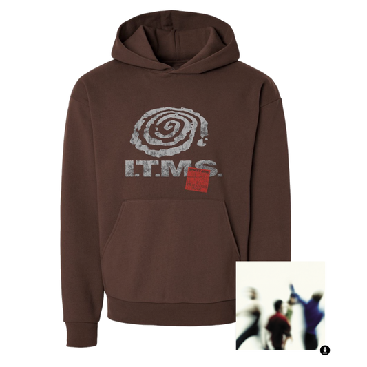 ITMS SPIRAL BROWN HOODIE + DIGITAL DOWNLOAD